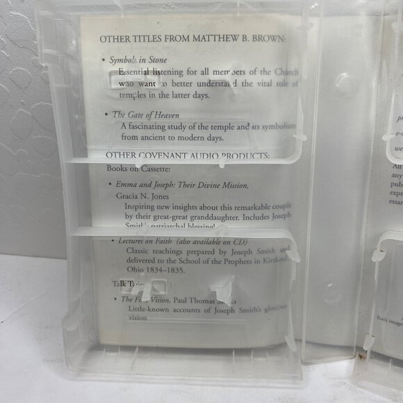 All Things Restored Confirming Authenticity LDS Beliefs Matthew B Brown Cassette - Picture 6 of 10